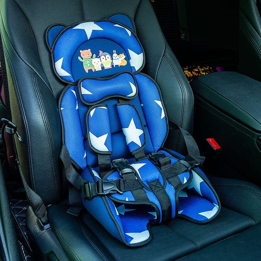 Convertible Baby Safety Seat – Car & Dining Chair Use with Removable Cover