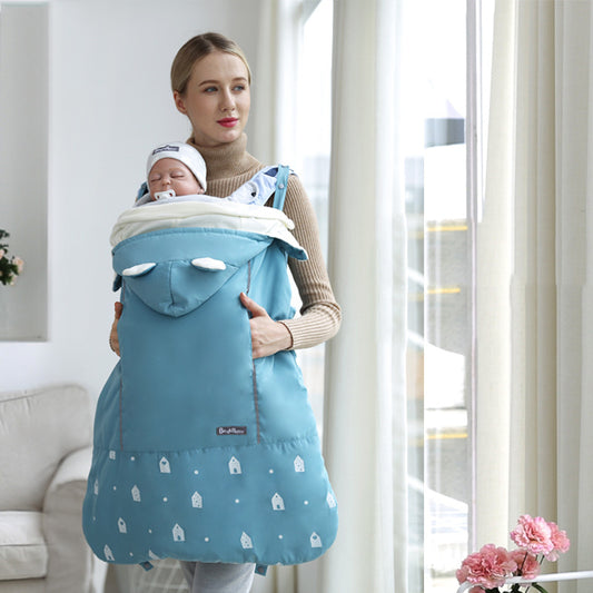 Warm Baby Carrier Cloak Cover – Windproof Quilt for Strollers & Carriers