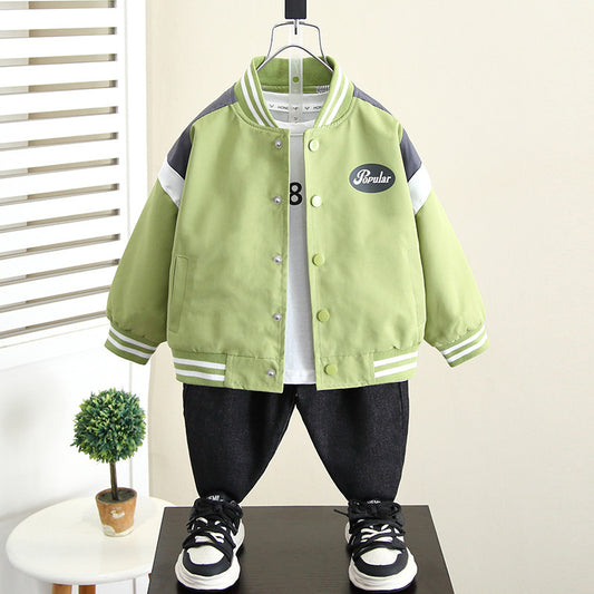 Trendy Fashion Baseball Uniform Jacket for Boys – Stylish & Comfortable