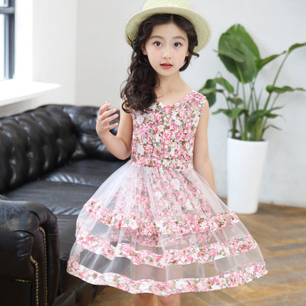 Summer Baby Girl Floral Dance Dress – Lightweight & Adorable Party Outfit