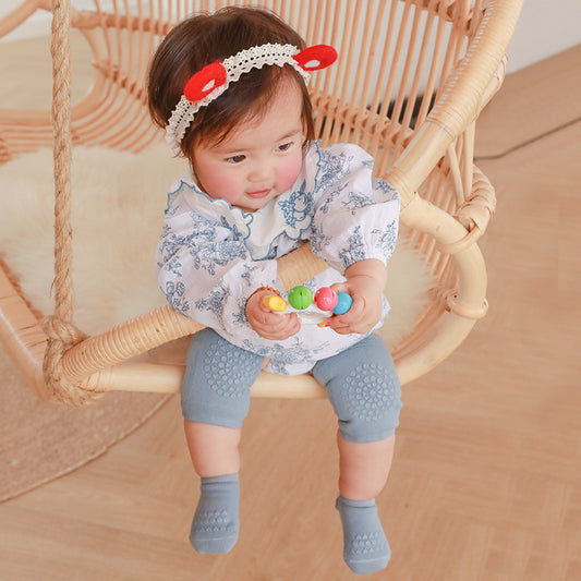 Breathable Baby Knee Pads – Anti-Slip Protection for Crawling & Walking Toddlers