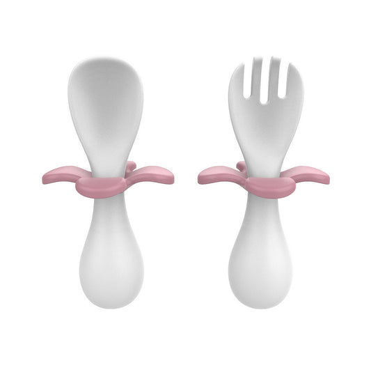 Portable Baby Fork & Spoon Set – Soft Training Utensils for Self-Feeding | NooniCare