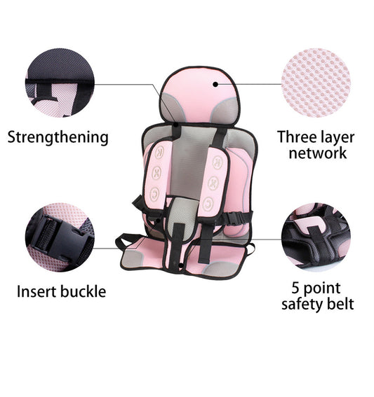 Portable Baby Car Seat Cushion – Easy-to-Install Chair Support Pad