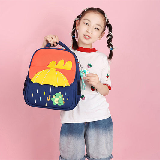 Contrast Color Cartoon Backpack – For Intermediate & Advanced Kindergarten Pupils