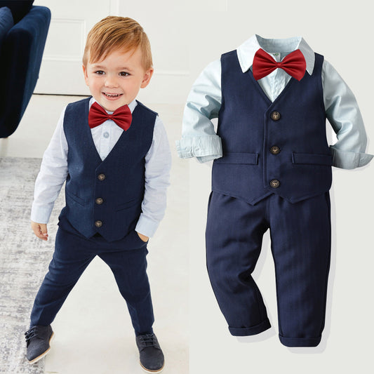 Smart Boy’s Dress Suit with Shirt & Trousers – Formal & Stylish Outfit