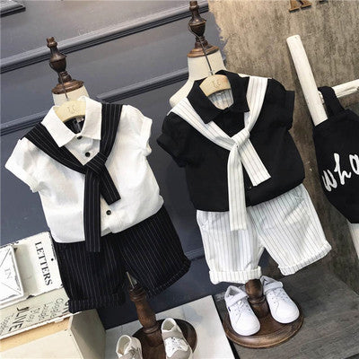 Stylish Two-Piece Summer Suit for Boys – Lightweight & Comfortable Outfit
