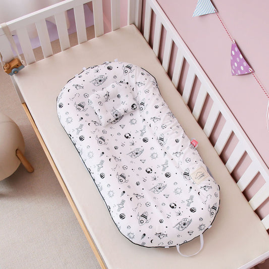 Portable Crib with Removable & Washable Bed – Easy Cleaning & Comfort