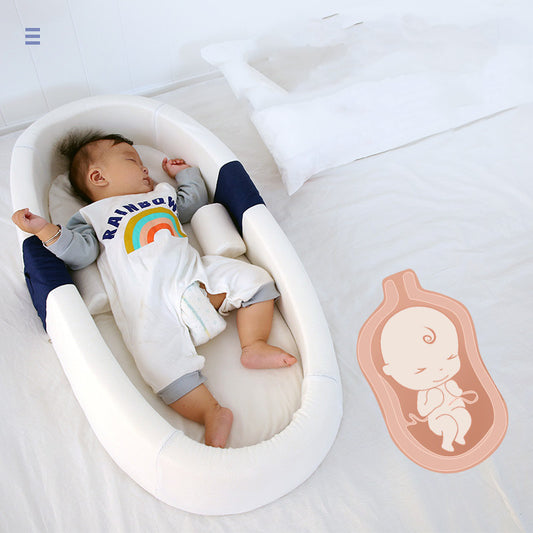 Portable Folding Crib Nest – baby Cushion Bed with Anti-Pressure Protection