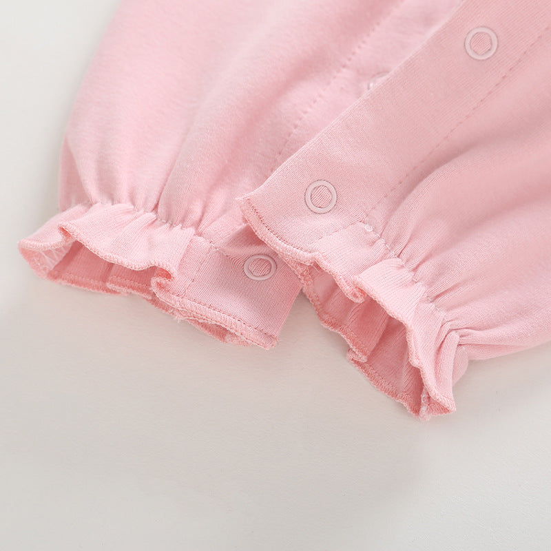 Princess Baby Romper with Wings – Soft Newborn Creeper for Infants