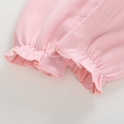 Princess Baby Romper with Wings – Soft Newborn Creeper for Infants