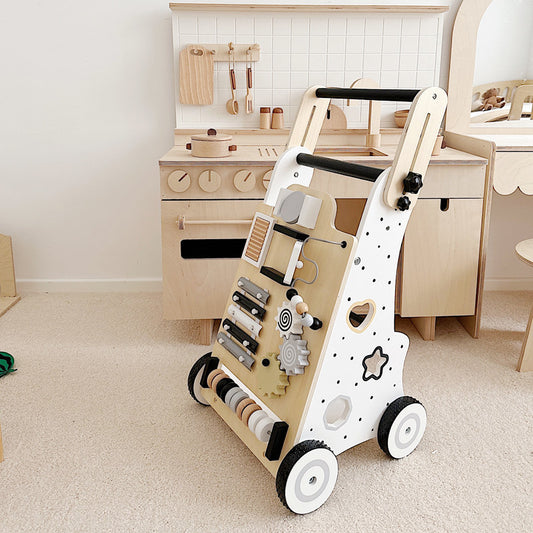 Safe-Step Baby Walker – Anti-Rollover with Leg-Friendly Support