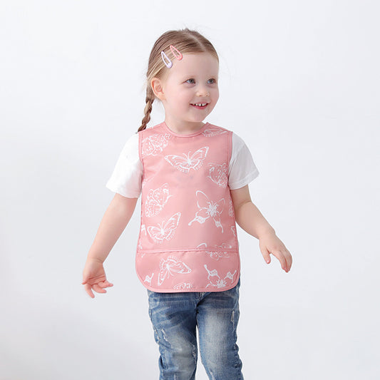 Reversible Waterproof Baby Bib – Easy-Wash Cover for Eating & Toothbrushing | NooniCare