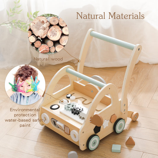 Children’s Wooden Puzzle Walker – Multi-Functional Learning Toy