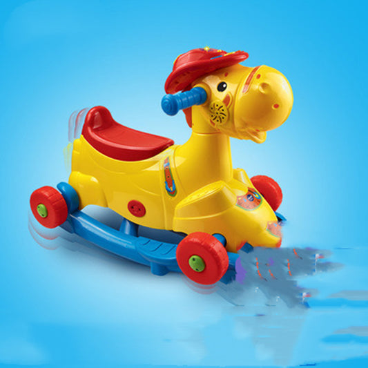 Multifunctional Baby Rocking Horse – Music, Sound & Light Toy for Toddlers