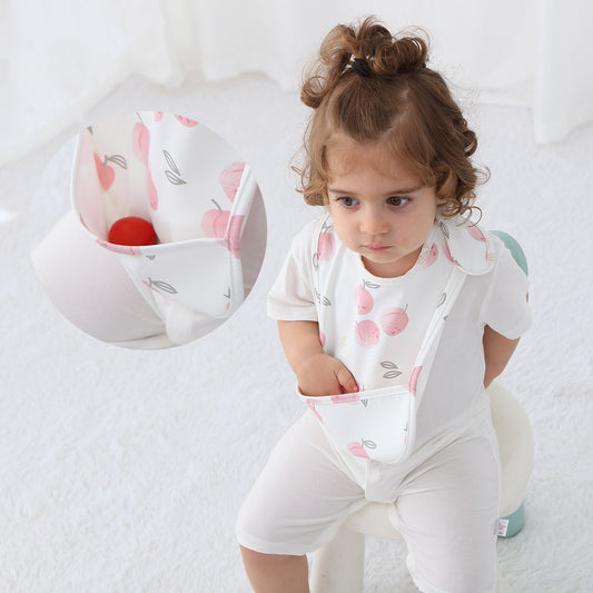 Waterproof Baby Bib with Snap – Feeding & Drool Protection Towel