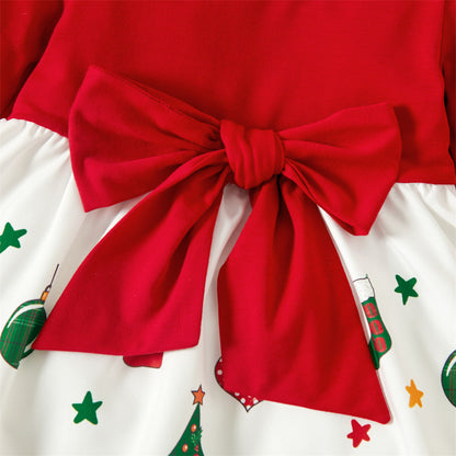 PatPat Christmas Baby Girl Dress – Festive Holiday Outfit for Infants | Winter Party Clothes