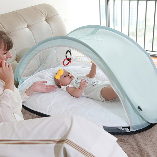 Folding Breathable Mosquito Net for BB Crib – Baby Sleep Protection
