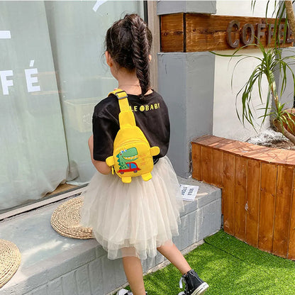 Cartoon Dinosaur Toddler Bag – Unisex Mini Crossbody Backpack for Kids