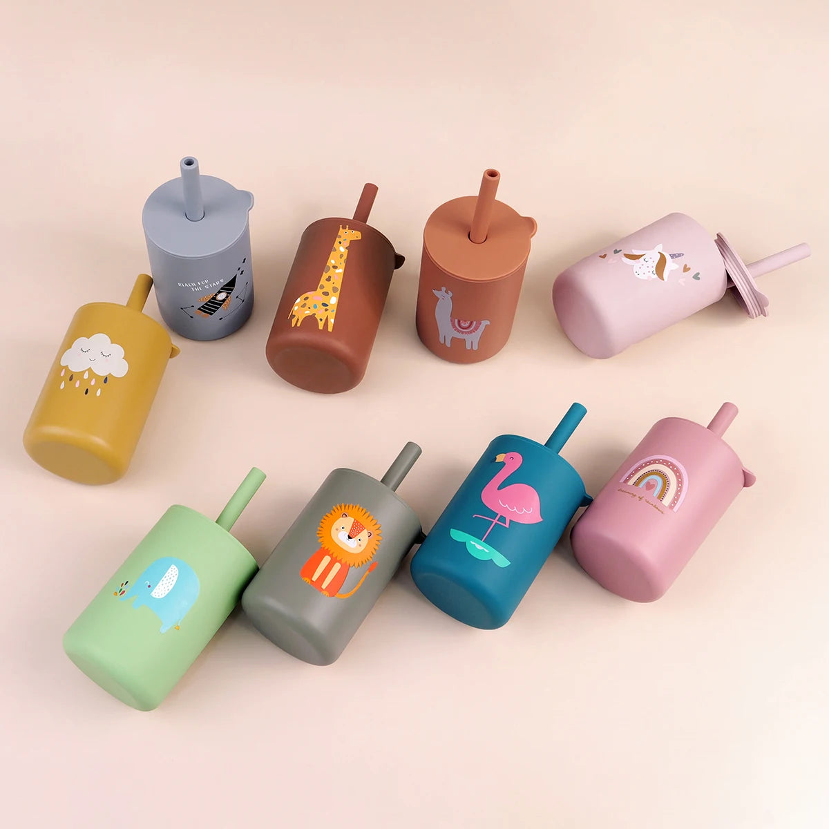 TYRY.HU Silicone Baby Plate – Cartoon Suction Bowl for Toddler Feeding