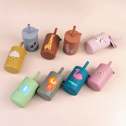 TYRY.HU Silicone Baby Plate – Cartoon Suction Bowl for Toddler Feeding