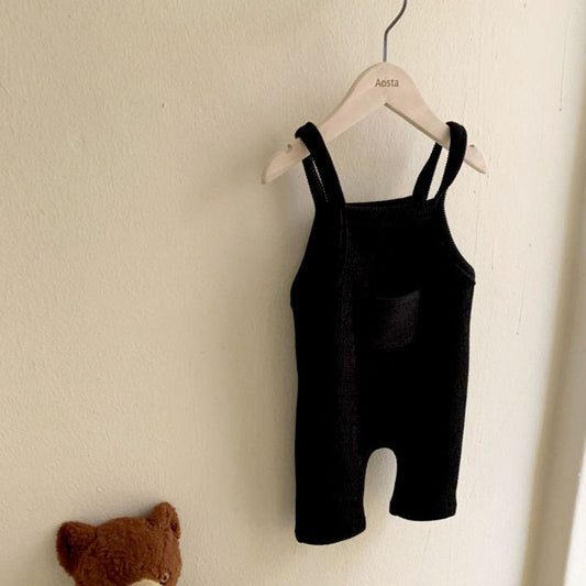 Baby Spring Knitted Trousers – Casual Pants with Braces for Kids