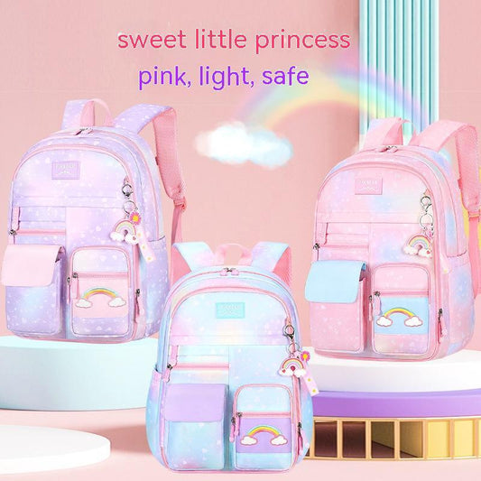 Cute Side-Opening Baby Backpack – Pressure-Relieving Kids’ School Bag