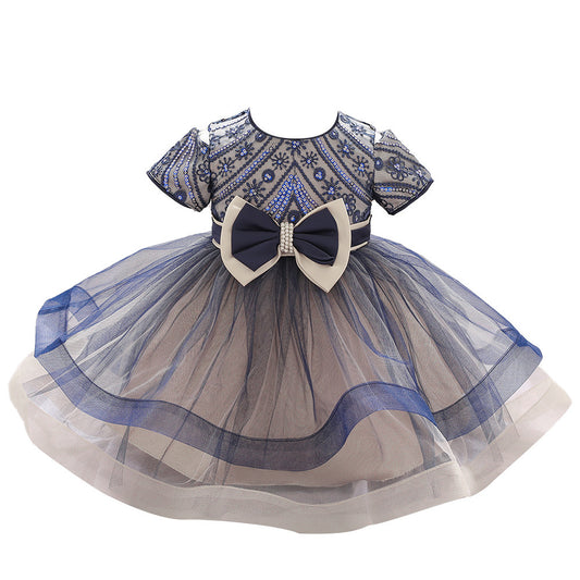 Baby Girl Full Moon Dress – Princess Style Birthday Outfit