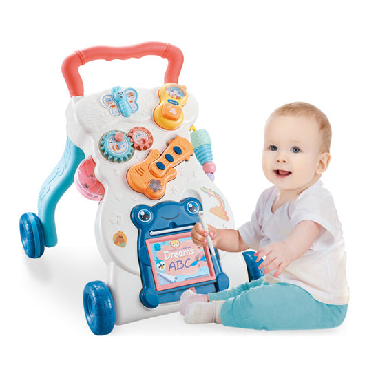 Multi-Functional Musical Walker Trolley – Anti-Rollover Educational Toy for Children