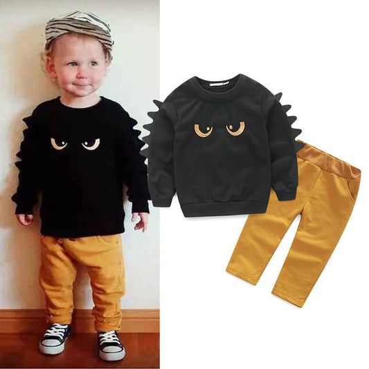 Stylish Boys’ Sweatshirt & Pants Set – Casual Fashion Outfit for Kids