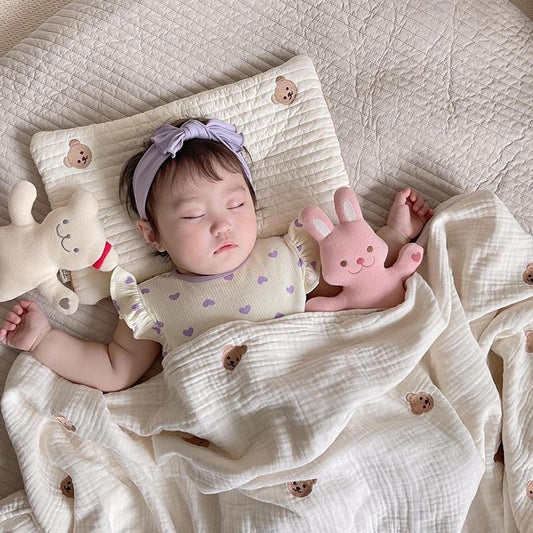 INS Wind Style Knitted Crib Blanket – Casual & Cozy Baby Quilt