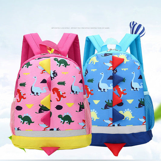 Cartoon Dinosaur Baby Bag – Fun Kindergarten School Backpack for Kids