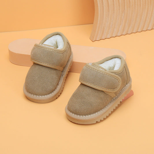Fleece-Lined Baby Snow Boots – Warm Cotton Shoes for Winter Comfort